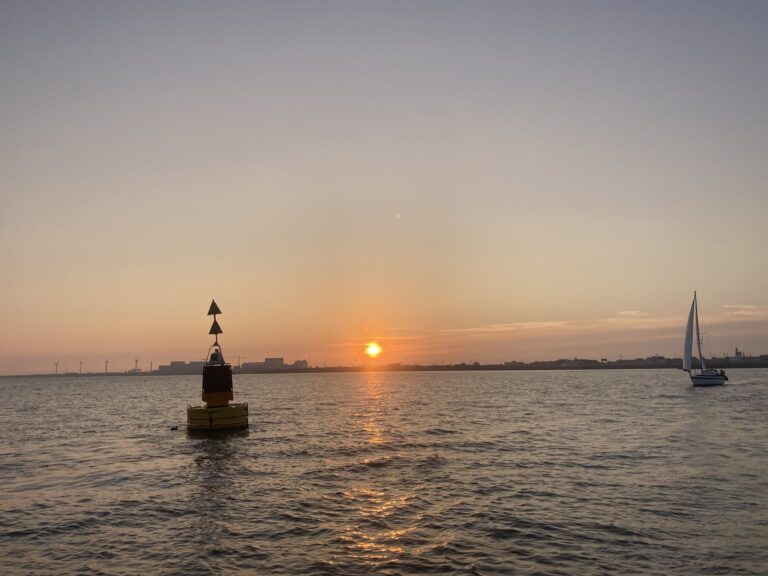 Zonsopgang bij Harlingen