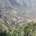 Vallei op La Gomera bij Hermosa